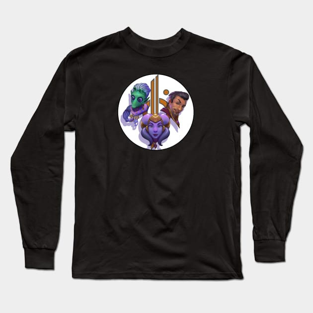 Starcruiser Halcyon Gaya's Crew V1 Long Sleeve T-Shirt by shoemaker-art